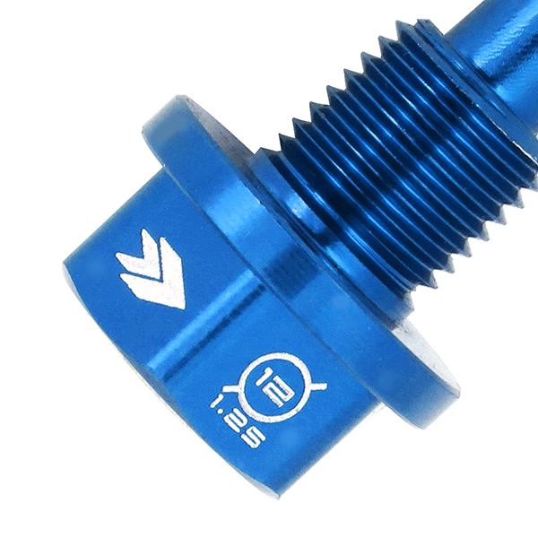 Nrg Innovations - M12X1.25 Magnetic Oil Drain Plug Bolt - W/Gasket - Aluminum - 2