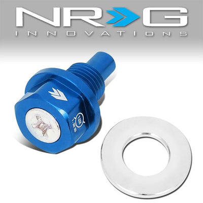 Nrg Innovations - M12X1.25 Magnetic Oil Drain Plug Bolt - W/Gasket - Aluminum - 1