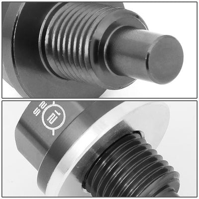 Nrg Innovations - M12X1.25 Magnetic Oil Drain Plug Bolt - W/Gasket - Aluminum - 4