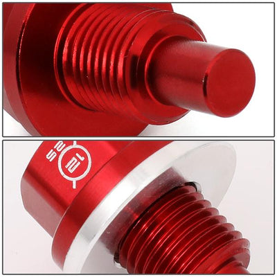 Nrg Innovations - M12X1.25 Magnetic Oil Drain Plug Bolt - W/Gasket - Aluminum - 4