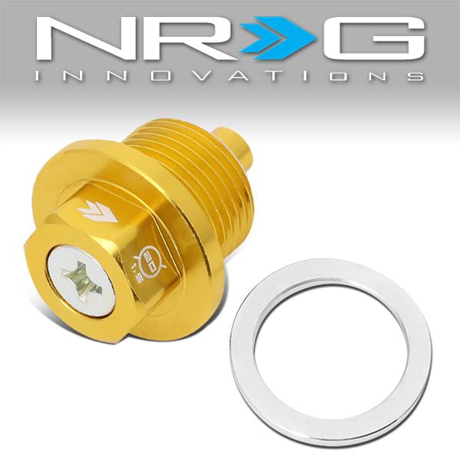 Nrg Innovations - M20X1.5 Magnetic Oil Drain Plug Bolt - Aluminum - 1