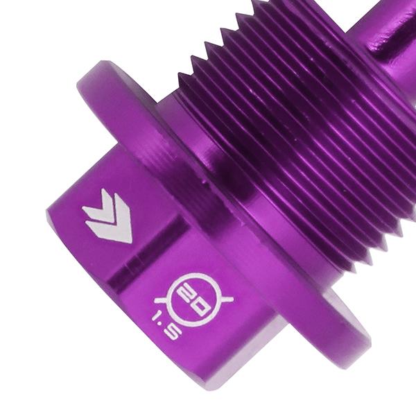 Nrg Innovations - M20X1.5 Magnetic Oil Drain Plug Bolt - Aluminum - 2
