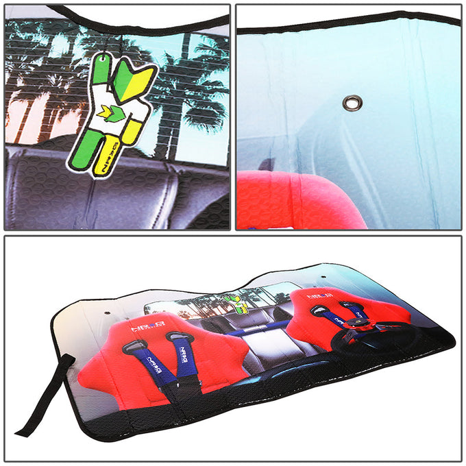52 W X 28 in. H Foldable Sun Shades<br>Universal