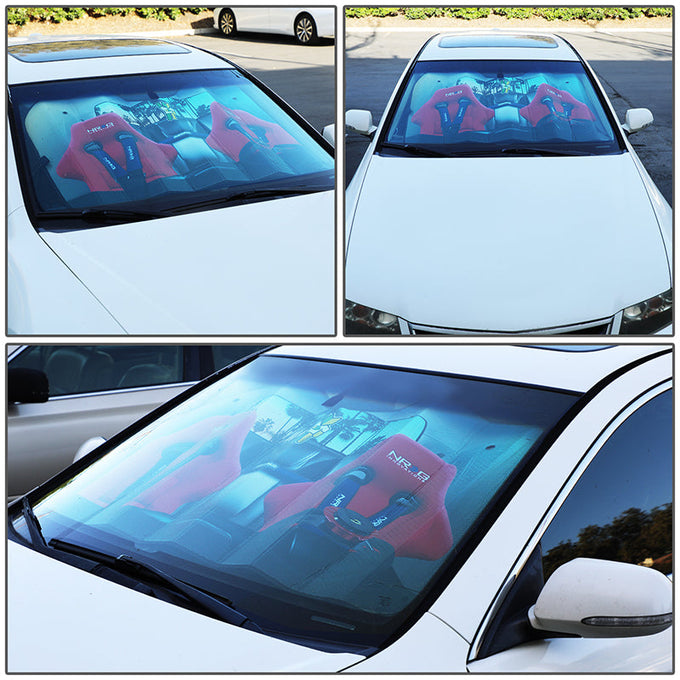 52 W X 28 in. H Foldable Sun Shades<br>Universal