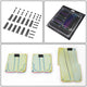 Nrg Innovations - MT Vehicle Foot Pedal Pad Cover Plates - W/Carbon Fiber Trim - Aluminum - 5
