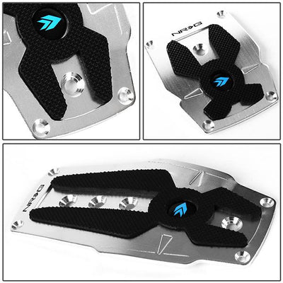 MT Manual Transmission Pedal Pad Cover Plates - Aluminum - PDL-200SL