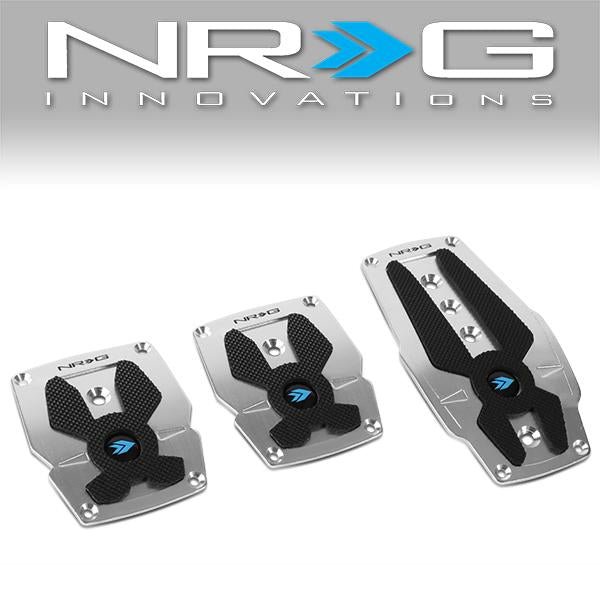 MT Manual Transmission Pedal Pad Cover Plates - Aluminum - PDL-200SL
