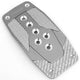 Nrg Innovations - MT Vehicle Foot Pedal Pad Cover Plates - W/Carbon Fiber Trim - Aluminum - 3