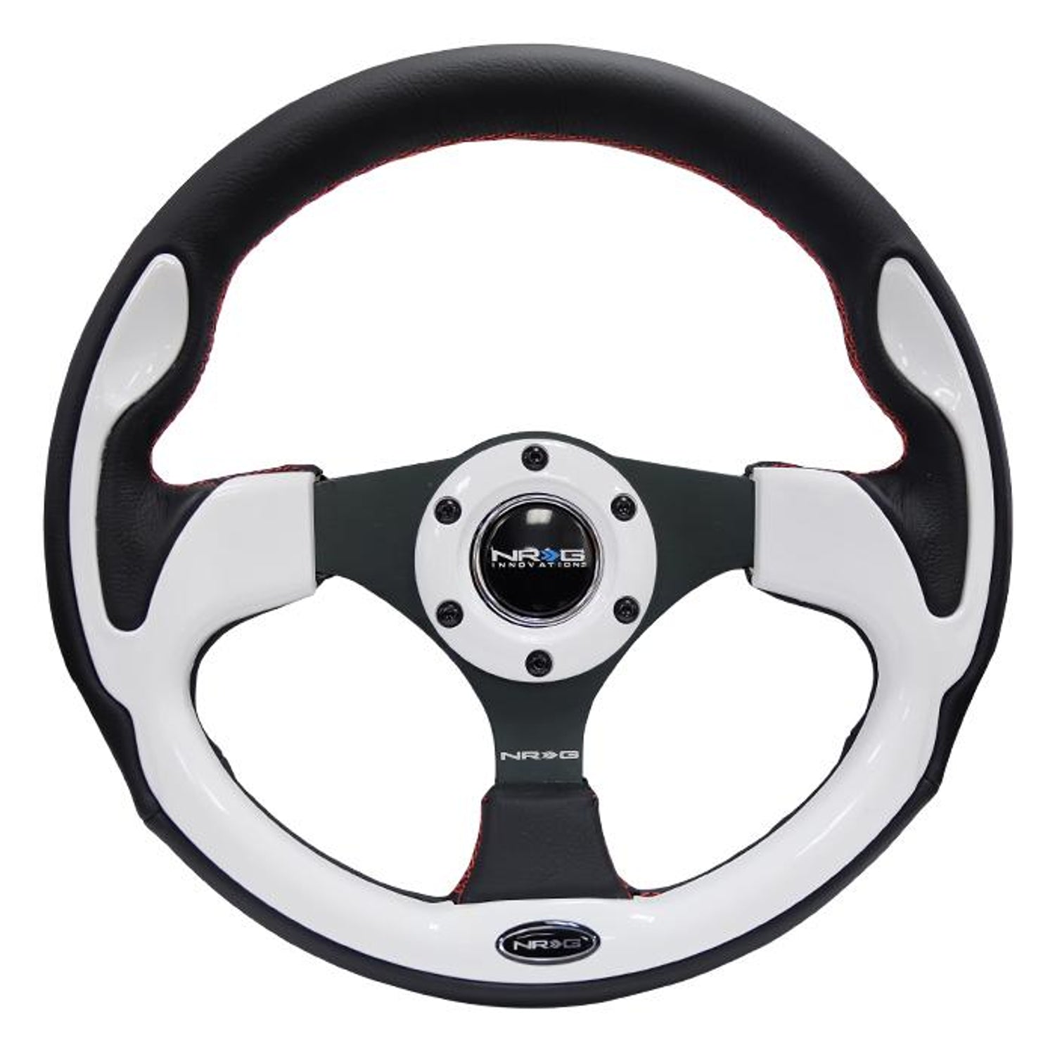 320mm Strong Type Black Leather Grip Steering Wheel<br>Universal