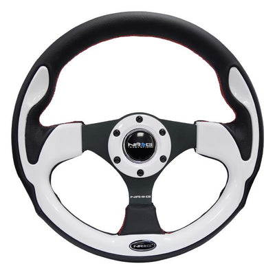 320mm Strong Type Black Leather Grip Steering Wheel<br>Universal