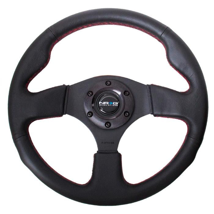 320mm Leather Grip Steering Wheel<br>Universal