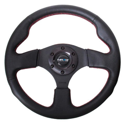 320mm Leather Grip Steering Wheel<br>Universal