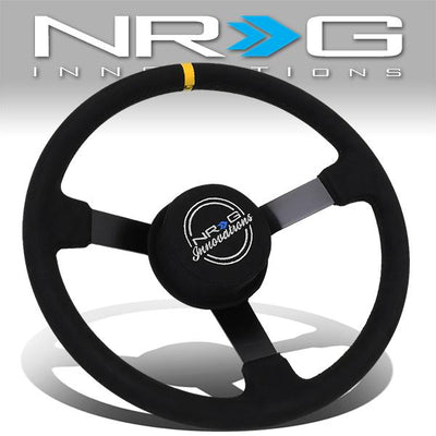 Nrg Innovations - Steering Wheel - 3Deep Dish Premium Suede Grip - 380mm - 1