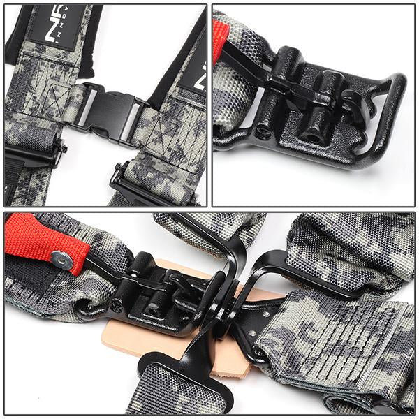 Seat Belt - 5-Point - Latch&Link - NRG-SBH-5PCDCAMO-GY-620 - 3