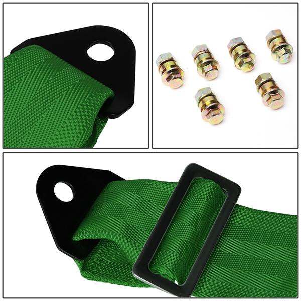 Seat Belt - 2Width - 6-Point - w/Cam Lock Buckle - NRG-SBH-6PCGN - 4