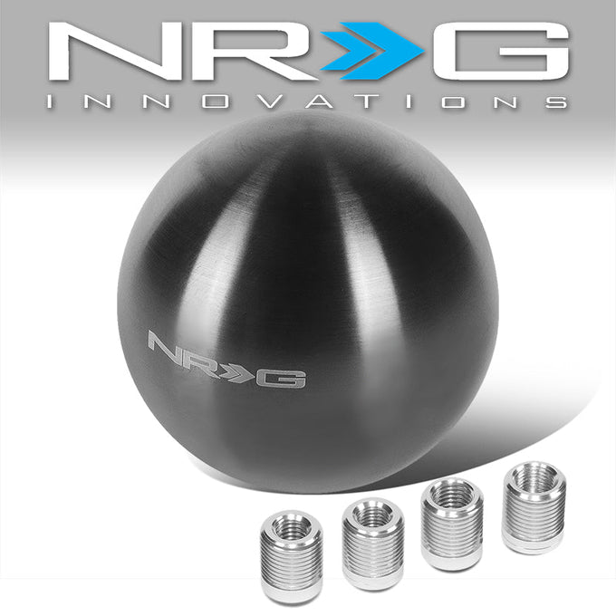 43mm Tall Round Ball Style Aluminum Shift Knob<br>Universal