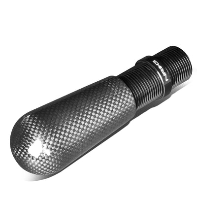 4.5 to 7 in. Tall Adjustable Carbon Fiber Look Aluminum Shift Knob<br>Universal