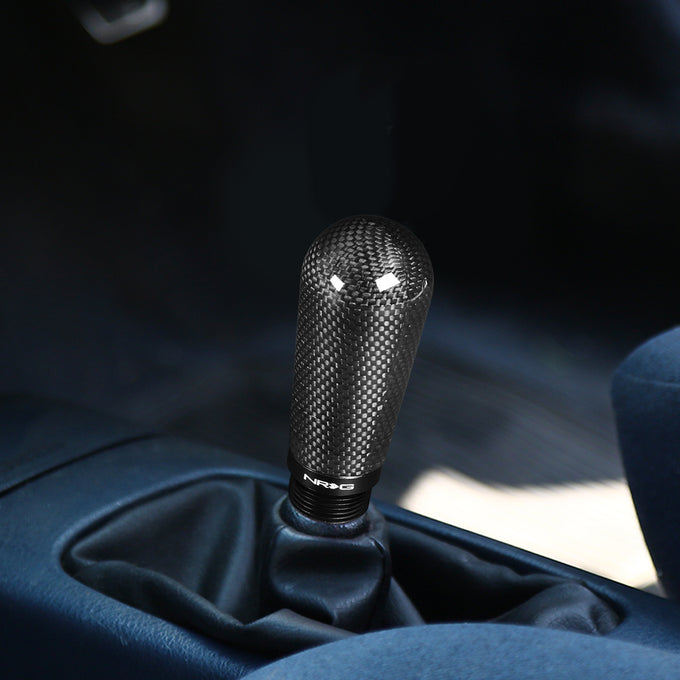 4.5 to 7 in. Tall Adjustable Carbon Fiber Look Aluminum Shift Knob<br>Universal
