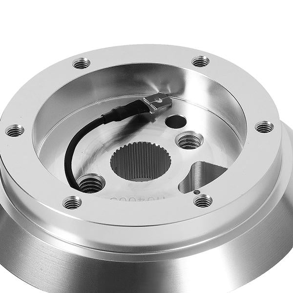 NRG Innovations - GM Chevy GMC Dodge JeepQuick Release Steering Wheel Hub - Aluminum - 3
