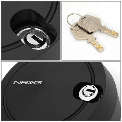 NRG Innovations - Quick Release Steering Wheel Hub - Version 2 Free Spin Cover - W/Key - 3