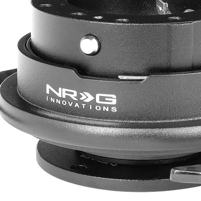 Quick Release Steering Wheel Hubs - Gen 3.0 - w/Carbon Fiber Handle - NRG-SRK-650BK-CF - 2