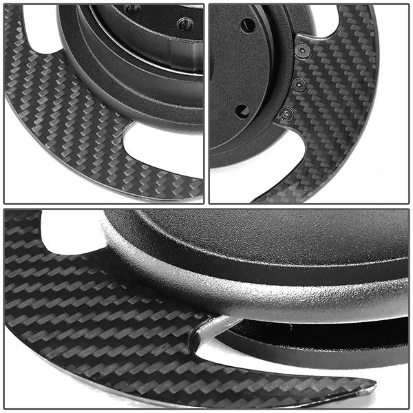 Quick Release Steering Wheel Hubs - Gen 3.0 - w/Carbon Fiber Handle - NRG-SRK-650BK-CF - 5