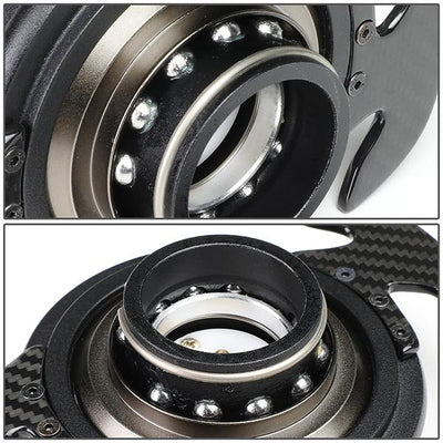 Gen 4.0 Steering Wheel Quick Release Adapter w/Carbon Fiber Hnadle <br>Universal
