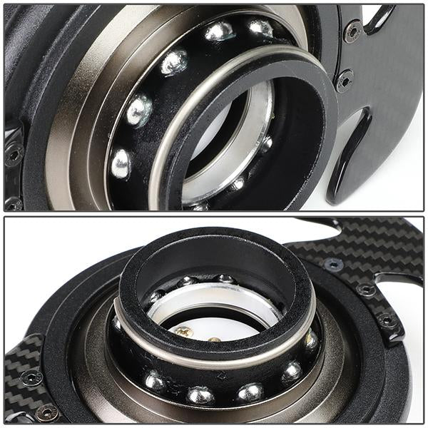Gen 4.0 Steering Wheel Quick Release Adapter w/Carbon Fiber Hnadle <br>Universal