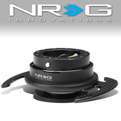 Gen 4.0 Steering Wheel Quick Release Adapter w/Carbon Fiber Hnadle <br>Universal