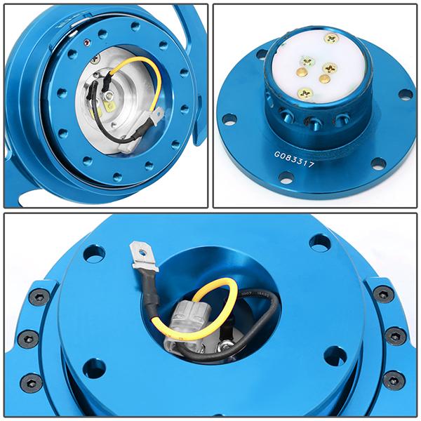 Universal NRG Innovations Quick Release Steering Wheel Hub - Gen 4.0 - Aluminum - NRG-SRK-700BL - 4