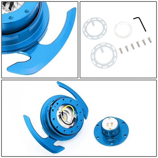 Universal NRG Innovations Quick Release Steering Wheel Hub - Gen 4.0 - Aluminum - NRG-SRK-700BL - 5