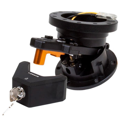 Aluminum Steering Wheel Quick Tilt System w/Lock - SRT-100BK