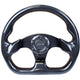 320mm Flat Bottom Carbon Fiber Steering Wheel<br>Universal