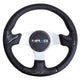 350mm Leather+Carbon Fiber Trim Steering Wheel<br>Universal