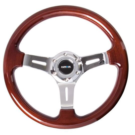 330mm Wood Grain Grip Steering Wheel<br>Universal