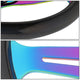 NRG Innovations - Steering Wheel - 350mm Diameter - Neo Chrome Spoke Chameleon Sparkle Wood - W Horn - 3