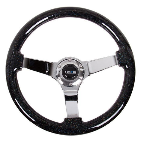 350mm Galaxy Classic Wood Grain Grip Steering Wheel<br>Universal