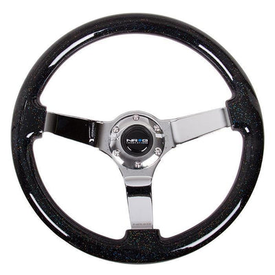 350mm Galaxy Classic Wood Grain Grip Steering Wheel<br>Universal