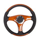350mm Classic Wood Grain Steering Wheel<br>Universal