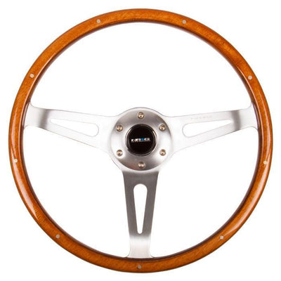 365mm Classic Wood Grain Grip Steering Wheel<br>Universal