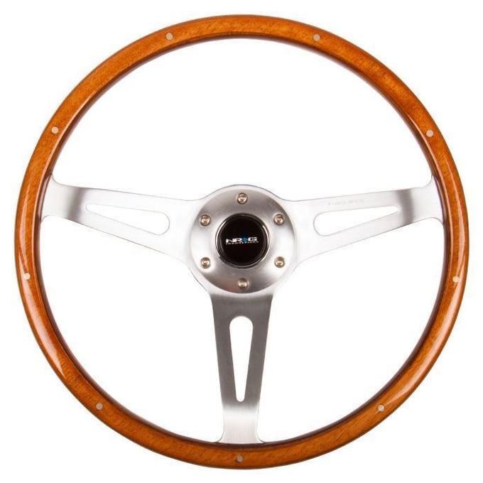 365mm Classic Wood Grain Grip Steering Wheel<br>Universal
