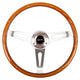 365mm Classic Wood Grain Grip Steering Wheel<br>Universal