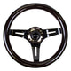 310mm Black Wood Grain Grip Steering Wheel<br>Universal