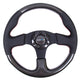 315mm Leather Carbon Fiber Grip Steering Wheel<br>Universal