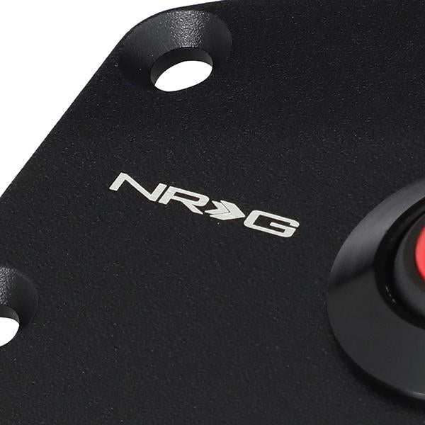 Hexagonal Style Steering Wheel Horn Plate w/Button<br>Universal