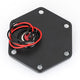 Hexagonal Style Steering Wheel Horn Plate w/Button<br>Universal