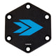 Hexagonal Style Steering Wheel Horn Delete Plate<br>Universal