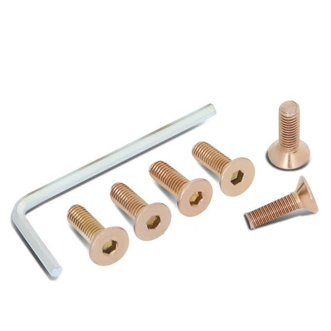 6 Piece Steering Wheel Conical Screws w/Allen Wrench - SWS-100RD
