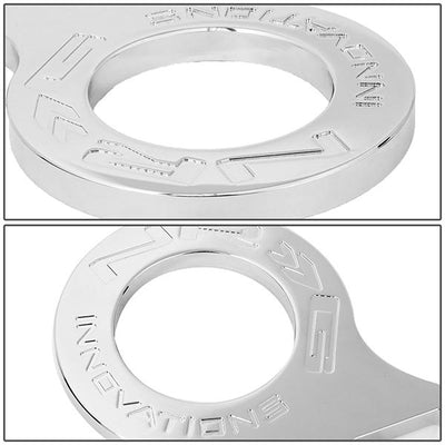 Universal Towing Tow Hook Ring - Rear Bumper - Aluminum - NRG-TOW-110CH - 2