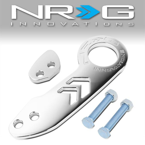 Universal Towing Tow Hook Ring - Rear Bumper - Aluminum - NRG-TOW-110CH - 1